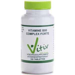 Vitiv Vitamine B50 complex 100 tabletten