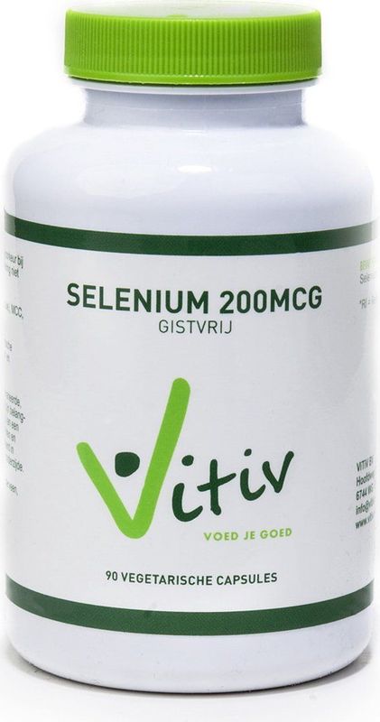 Vitiv - Selenium - Voedingssupplement - 200 mcg - 60 Capsules