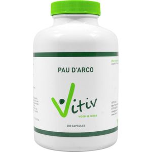 Vitiv - Pau d'Arco - Kruidenpreparaat - 500 mg - 60 Capsules
