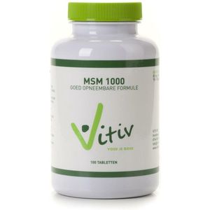 Vitiv MSM 1000 mg 100 tabletten