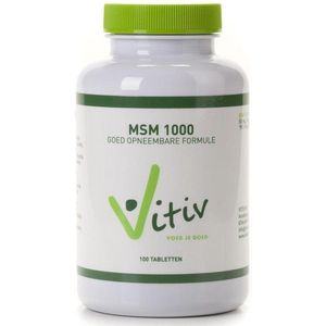 Vitiv MSM 1000 mg 100 tabletten