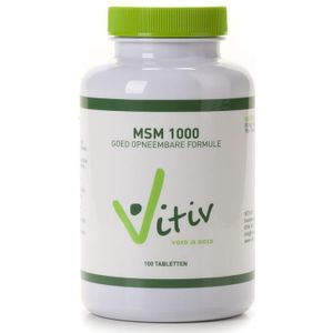 Vitiv MSM 1000 mg 100 tabletten