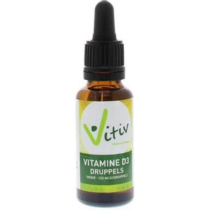 Vitiv Vitamine D3 druppels 1000IU 25 ml