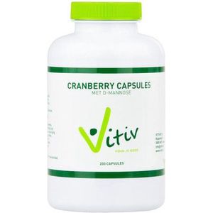 Vitiv - Cranberry D-mannose - Voedingssupplement - 60 Capsules