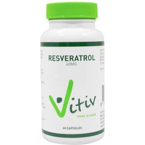 VitiV - Resveratrol - Voedingssupplement - 40mg - 30 Tabletten