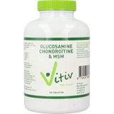 Vitiv Glucosamine chondroitine MSM 180 tabletten
