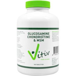 Vitiv glucosamine chondroitine msm (180 tabletten)