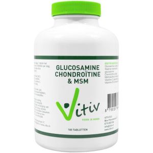 Vitiv - Glucosamine Chondroitine MSM - 120 Tabletten - Voedingssupplement
