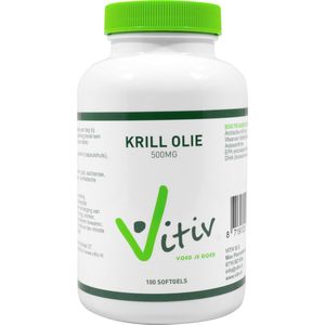 Vitiv Krillolie 500 mg antartic 100 Softgels