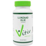 Vitiv Lijnzaadolie 1000 mg 100 Softgels