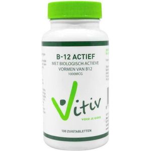 Vitiv Vitamine B12 actief 100 Zuigtabletten