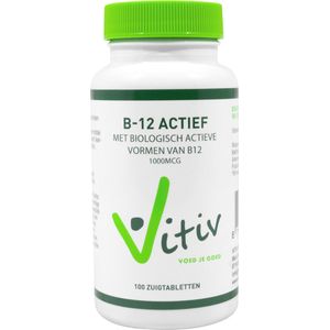 Vitiv Vitamine B12 actief 100 zuigtabletten