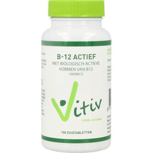 Vitiv Vitamine B12 actief 100 zuigtabletten