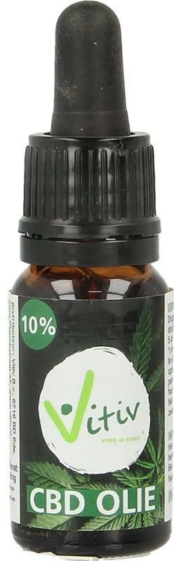Vitiv - CBD Olie - 10% - 30ml - Hennepzaadolie, Hennepasta