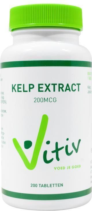 Vitiv - Kelp Extract - Mineralenpreparaat - 200 mcg - 60 Tabletten