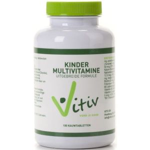 Vitiv Kinder multivitamine 100 tabletten