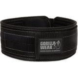 Gorilla Wear 4 inch Nylon Belt - Lifting Belt- M/L - Zwart