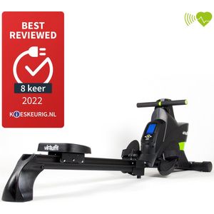 VirtuFit Ergometer Roeitrainer - Hartslagfunctie - Inklapbaar - Zwart