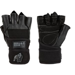 Gorilla Wear - Dallas Wrist Wraps - Sporthandschoenen Unisex - Zwart - M