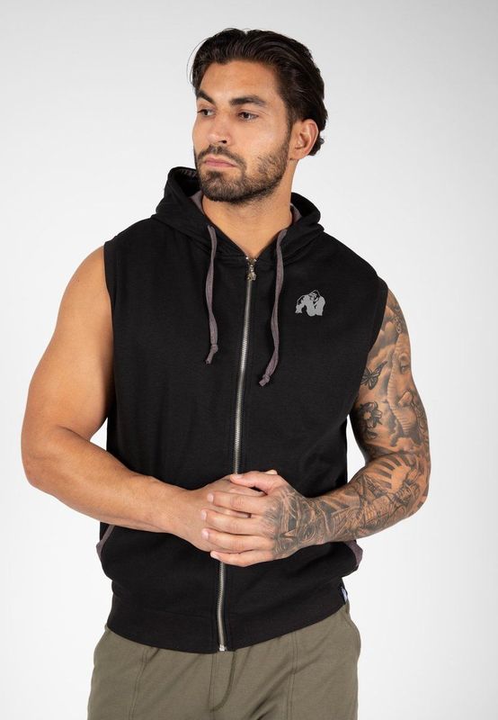 Gorilla Wear Springfield Zipped Hoodie - Zwart
