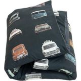 Studio Ditte 1 persoons Dekbedovertrek Auto Donker