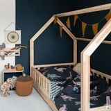 Dekbedovertrek - Blauw - Katoen - 1 Persoons