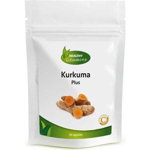 Kurkuma Plus - 60 capsules - 300mg Kurkuma (Curcumin C3 Complex) & 150 mg Bromelaïne