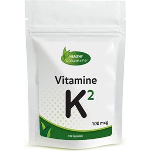 Vitamine K2 | 100 capsules | 100 mcg | Vitaminesperpost.nl