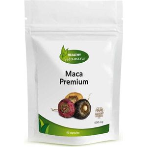 Maca Premium - Capsules - Rode Zwarte en Gele Maca poeder - 500 mg