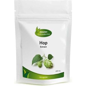 Hopextract - 100 Capsules - Vitaminesperpost.nl - Sterk - 4:1 Gestandaardiseerd