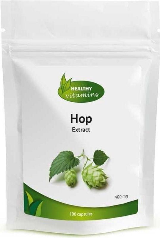 Hopextract - 100 Capsules - Vitaminesperpost.nl - Sterk - 4:1 Gestandaardiseerd