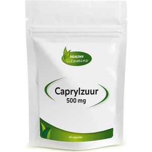 Healthy Vitamins Caprylzuur - 60 Vegan Capsules - 500 mg