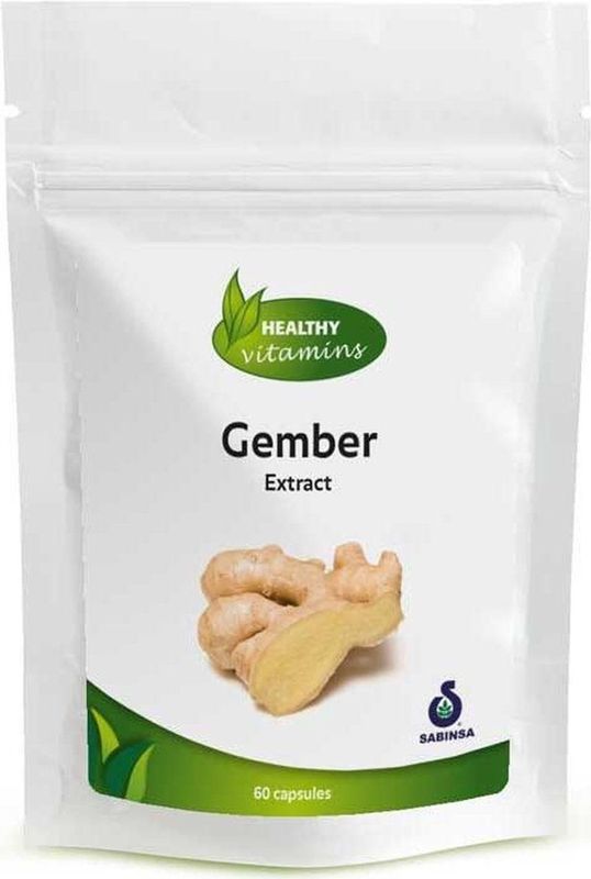 Vitaminesperpost.nl - Gemberextract - Hooggedoseerd - Min. 5% Gingerolen - Vegan