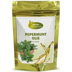Healthy Vitamins - Pepermuntolie - 60 Capsules - Ondersteunt Gezonde Spijsvertering