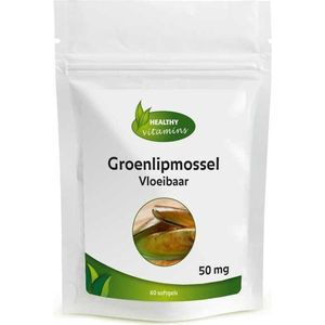 Groenlipmosselolie Vloeibaar | 50 mg | 60 softgels