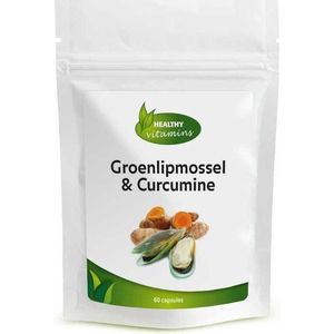 Groenlipmossel - Curcumine - 60 Capsules - Vitamine C - BioPerine