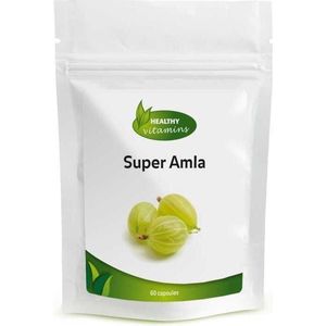 Healthy Vitamins - Super Amla - 60 Capsules - Antioxidanten - Ondersteunt Spijsvertering