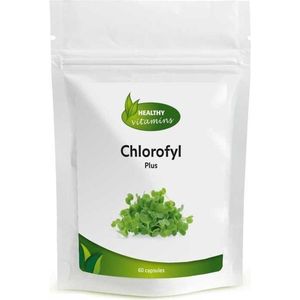 Chlorofyl Plus - 60 Capsules - Met Chlorella - Ondersteunt Immuunsysteem en Spijsvertering