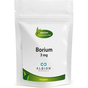 Borium - 5 mg Capsules - 100 Vegan Capsules - Supplement met Albion Bororganic