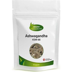 Ashwagandha KSM-66® - Multivitaminen - 500 mg per capsule - Minimaal 5% withanolides