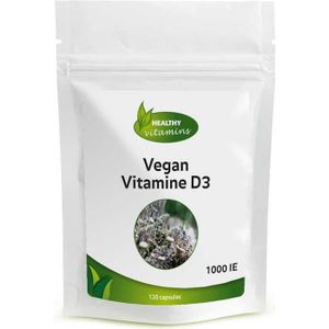 Vegan - Vitamine D3 - 1000 IE - 120 Capsules