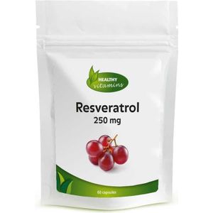 Resveratrol - Sterk - 250 mg - Multivitaminen - Vegan