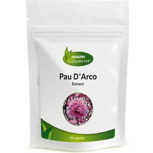 Pau D'Arco - 100 Capsules - Voedingssupplementen - 1250 mg Onbewerkte Schors