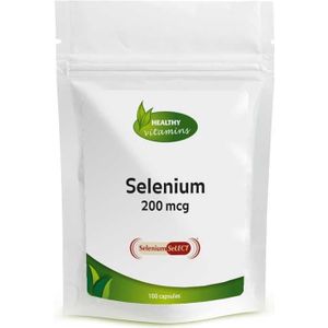 Selenium - 100 Capsules - 200 mcg - Vegan - Gepatenteerd Selenium Select®