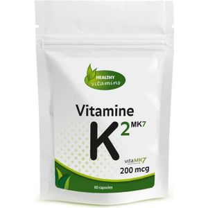 Vitamine K2 MK7 - 200 mcg - 60 Capsules