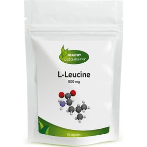 L-Leucine - 60 Capsules - Aminozuur - 500 mg - Vegan zonder Hulpstoffen