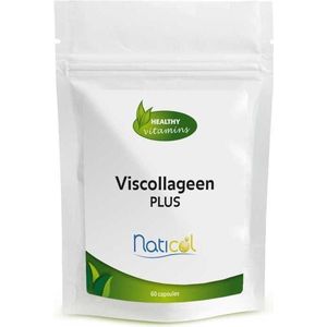 Viscollageen Plus | Met vitamine C, hyaluronzuur en zink | 60 capsules | Vitaminesperpost.nl