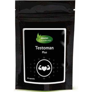 Testoman Plus - 40 Capsules - Testosteronformule - Natuurlijke Basis
