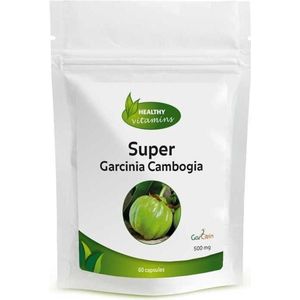 Super Garcinia Cambogia - 60 Capsules - Ondersteunt Vetstofwisseling