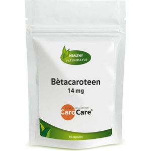 Vitaminesperpost.nl - Bèta-caroteen - 14 mg - 60 Vegan Capsules - Bruiningscapsules